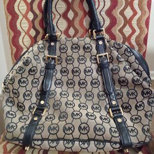 Michael Kors Monogram Hobo Bag